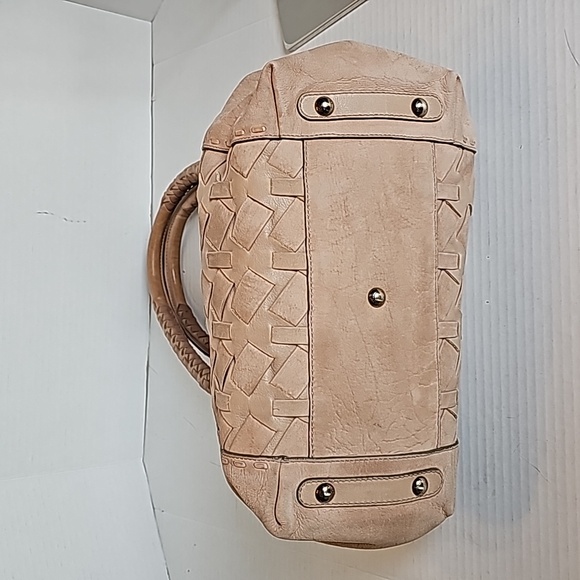 Salvatore Ferragamo Whipstich Gancini Nubuck Basketweave Shoulder Bag - EUC Rare - Picture 6 of 14